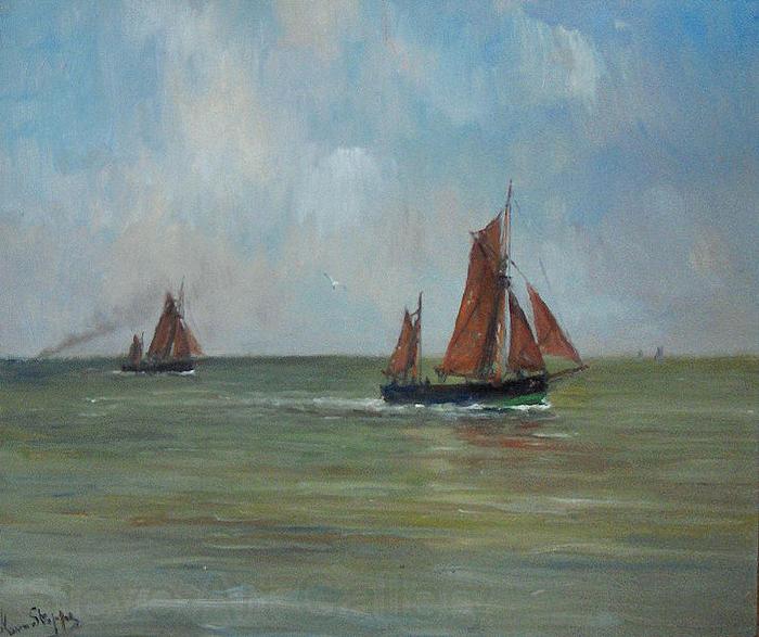 unknow artist North Sea off Ostend Germany oil painting art